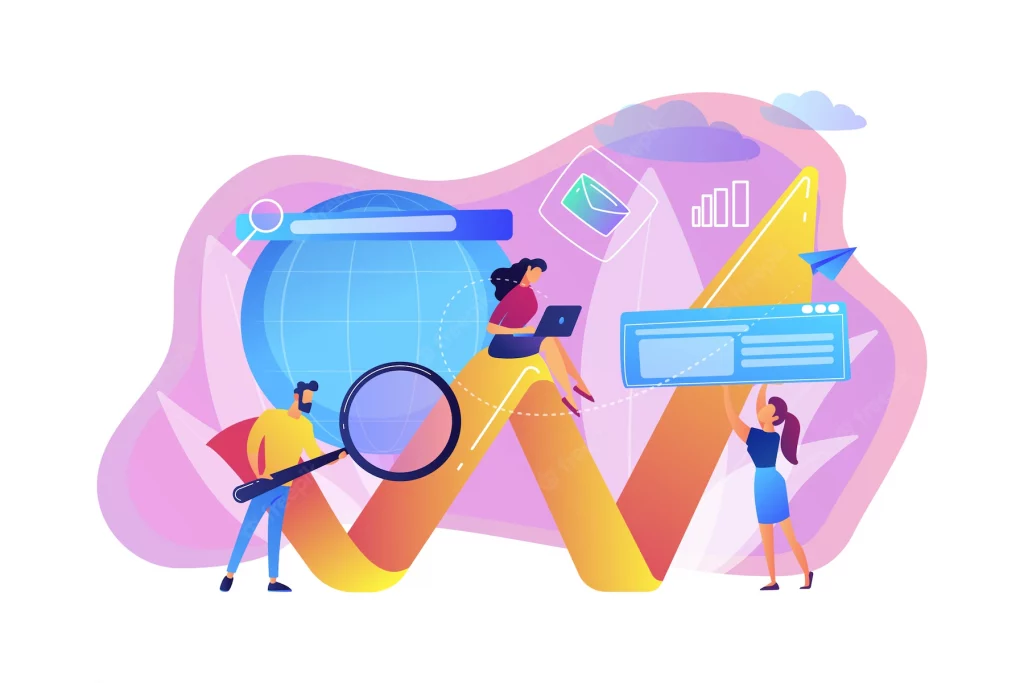 on-page SEO concept illustration
